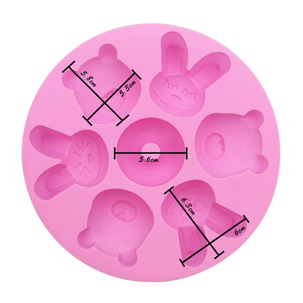 Лидер продаж силиконовая форма для торта в виде медвежонка помадки мыла шоколада