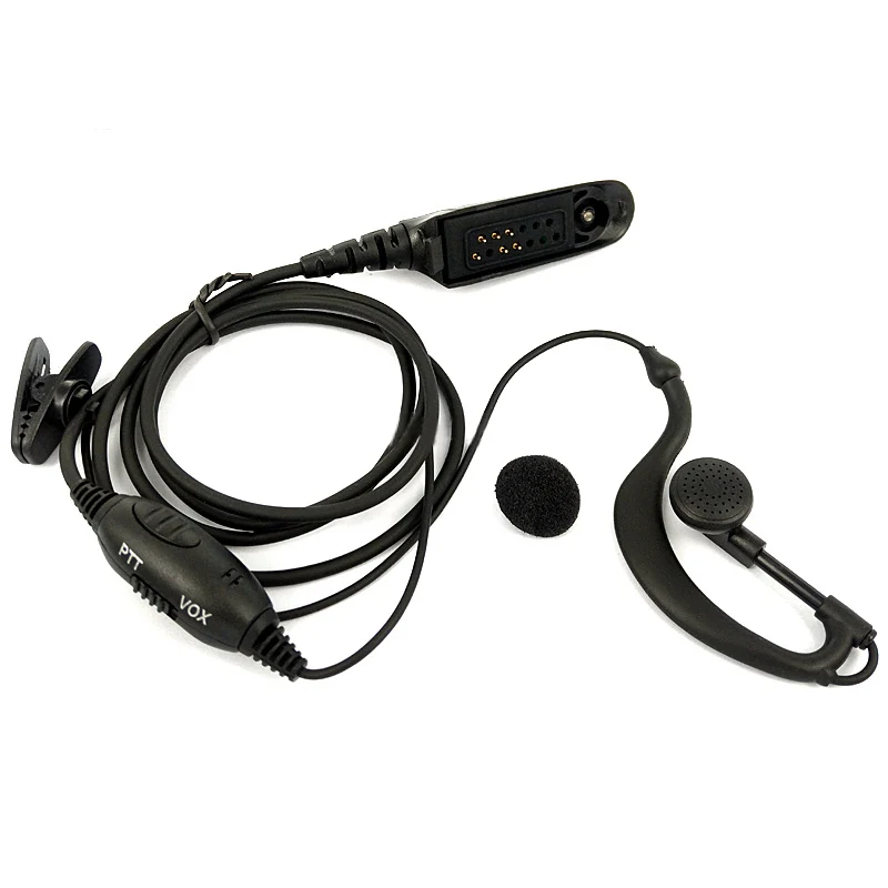 Earpiece Mic for Motorola Radio HT750 HT1250 GP328 GP329 GP340 GP380 MTX850 PRO5150 Walkie Talkie with Sound Control | Электроника