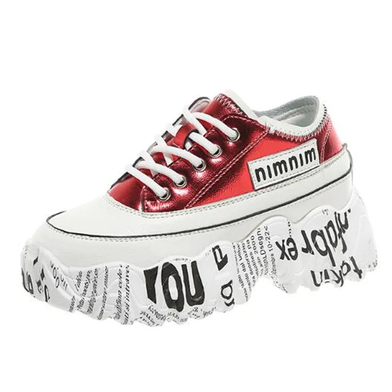 

Platform Shoes Casual Chunky Sneakers Women 2020 Fashion Basket Femme Vulcanize Shoes Womens Female Trainers Dad Shoes