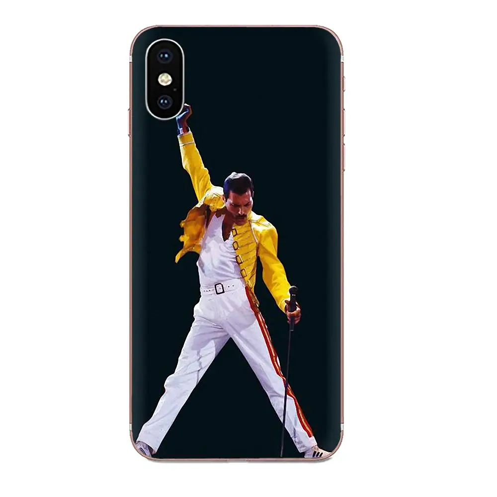Рисунок сделай сам ТПУ для Xiao mi 3 4 4C 4i 5 5s 5X6 6X8 SE Pro Lite A1 Max x 2 Note queen Фредди Меркьюри |