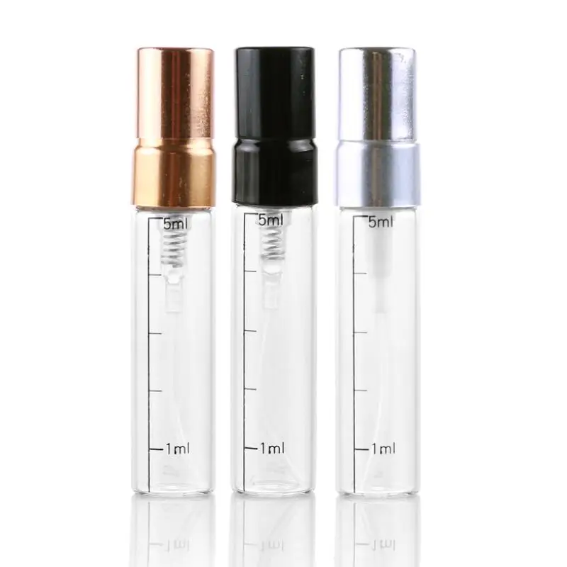 Fragrance MINI 2ml 3ml 10ml 5ml metal Empty Glass Perfume Refillable Bottle Spray Atomizers Bottles LX2850 | Красота и здоровье