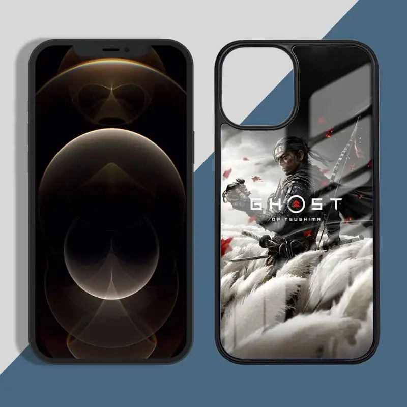 

Ghost of tsushima Phone Case PC for iPhone 11 12 pro XS MAX 8 7 6 6S Plus X 5S SE 2020 XR