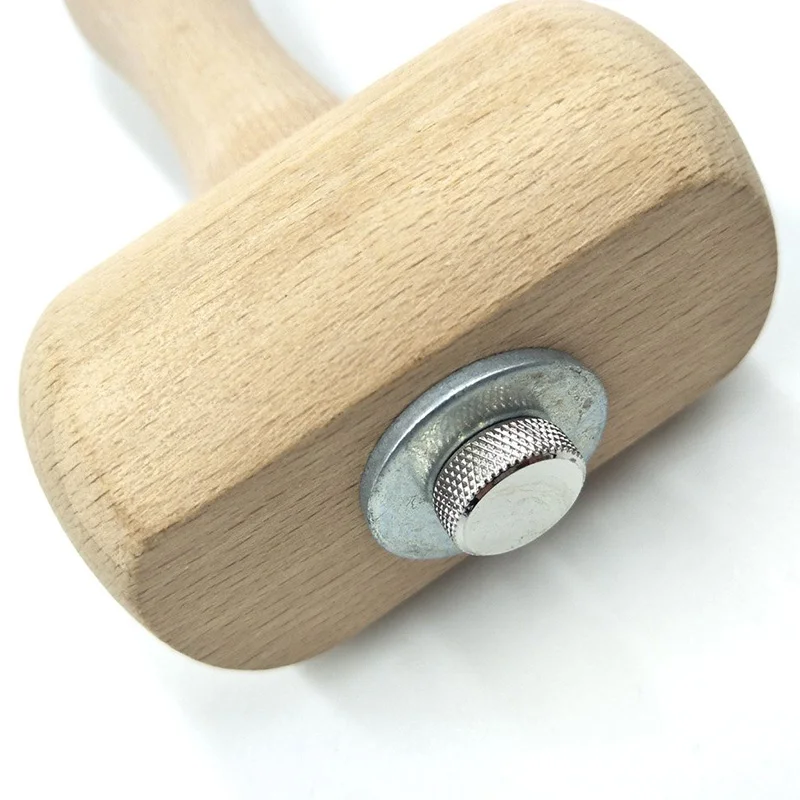Деревянный молоток для кожевенного ремесла резной набор кожаных инструментов