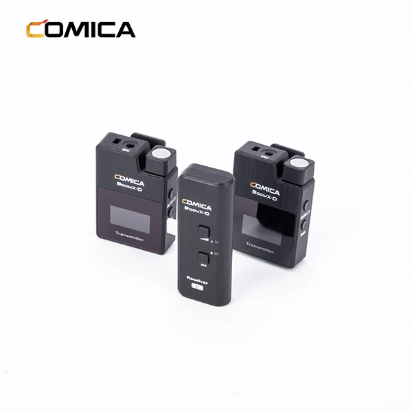 

Comica BoomX-D UC2 Kit (TX+TX+UC RX) 1-Trigger-2 Mono/Stereo Switch 2.4G Digital Wireless Microphone for USB-C Smartphone