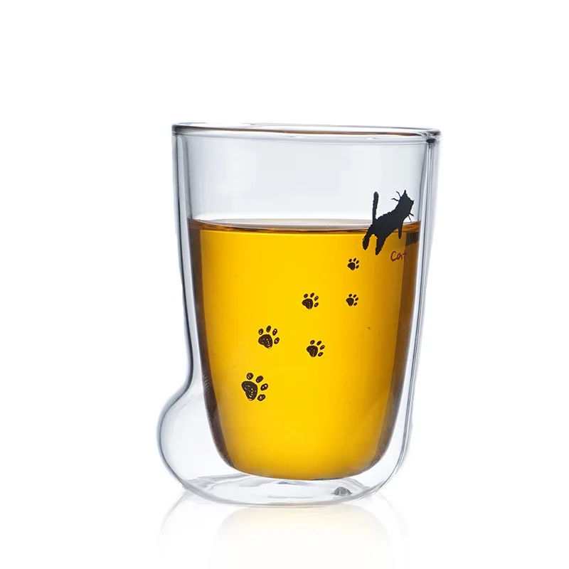 Завтрак стеклянные кофейные чашки высокая термостойкость оригинальная