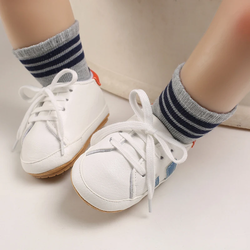 

1 Pair Baby PU Leather Baby Boy Girl Baby Shoes Soft Soled Non-slip Footwear Crib Shoes Children Casual Shoes Dropshipping