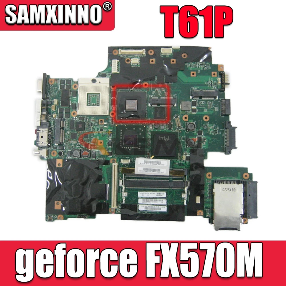 

Материнская плата Akemy 42W7653 для ноутбука lenovo thinkpad T61P 44C3931 42W7877 15,4 965PM DDR2 geforce FX570M