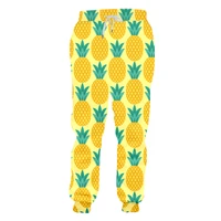 ujwi man new 3d printed yellow pineapple streetwear oversized 5xl horrible costume mens winter casual sweatpants