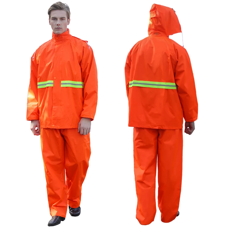 

Motorcycle Waterproof Raincoat Jacket Outdoor Hiking Rain Pants Poncho Raincoat Cycling Bikes Anti Rain Impermeable Rain Gear
