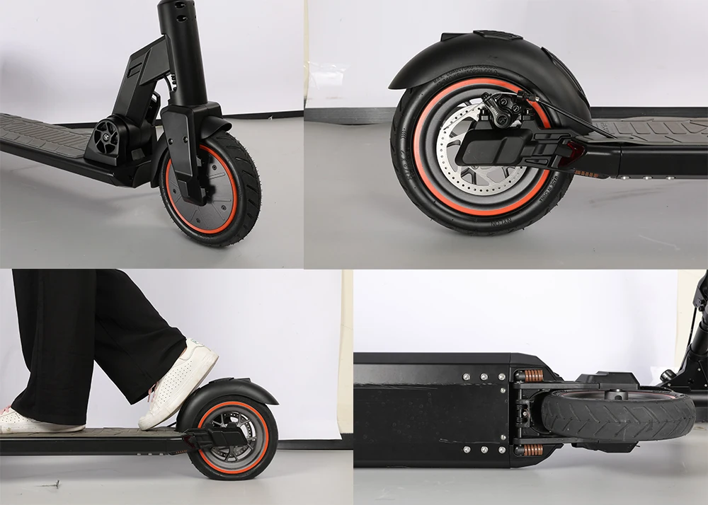 ЕС гарантия KUGOO M2 PRO складной электрический скутер диск и электронный тормоз 350 Вт двигатель пневматические шины приложение управление с ЕС
