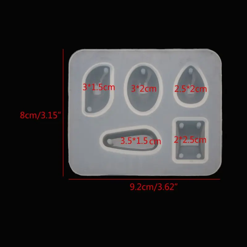 

Square Teardrop Oval Irregular Shaped Gemstone Pendant Resin Mold Craft Tool DIY Pendant Accessories Jewelry Making Tool