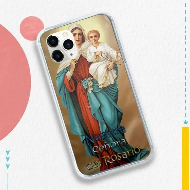 

Bless Virgin Mary retro style Phone Case for iPhone 11 12 mini pro XS MAX 8 7 6 6S Plus X 5S SE 2020 XR luxury cover shell