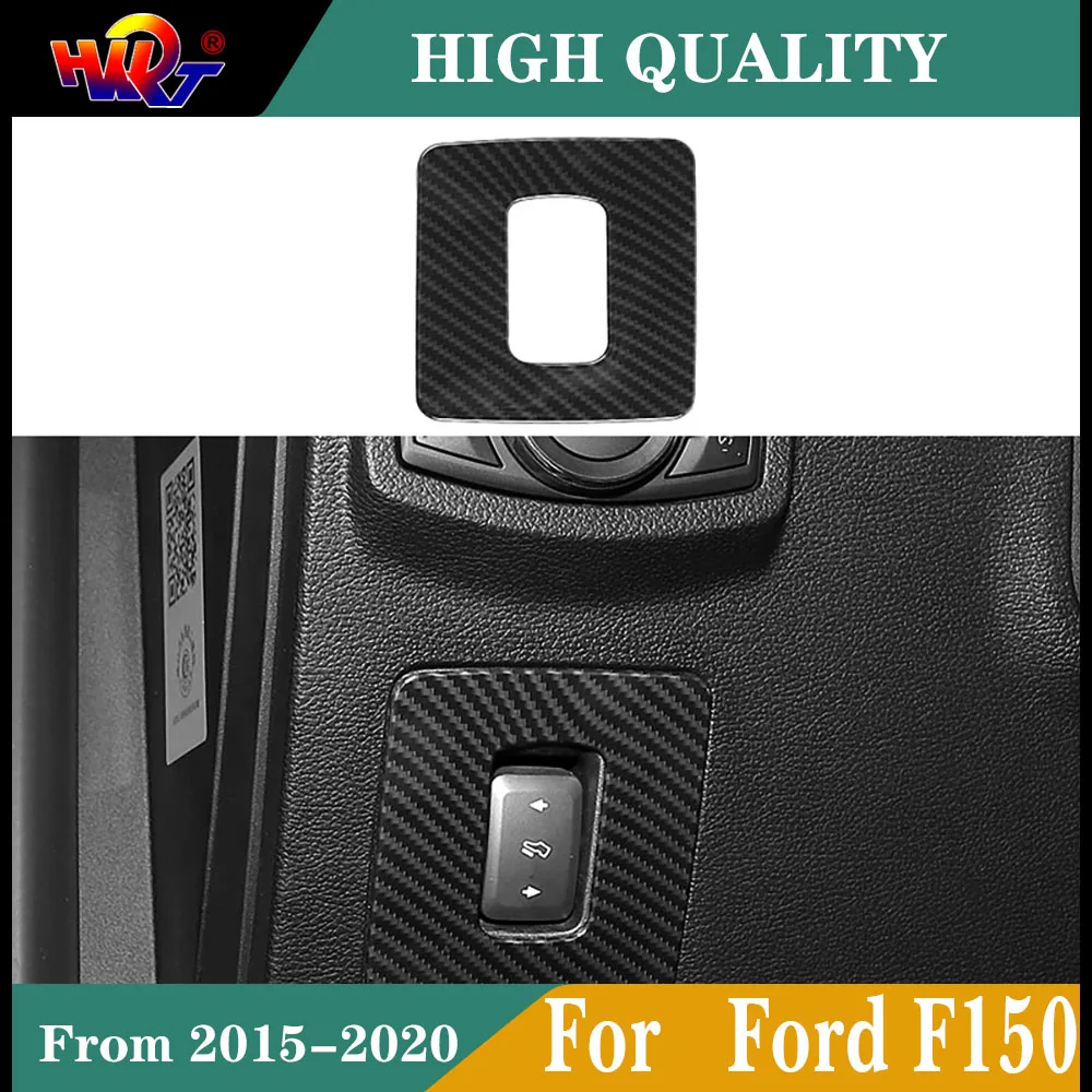 

Fit for Ford F150 2015-2020 ABS Carbon fiber color Interior Throttle Gas Foot Brake Adjustment Decoration Cover Stickers