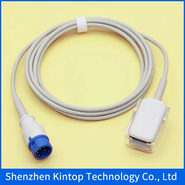 10 шт./лот совместимый Новый 14P to DB 9P 2 4 m датчик SpO2 датчик-адаптер Удлинительный