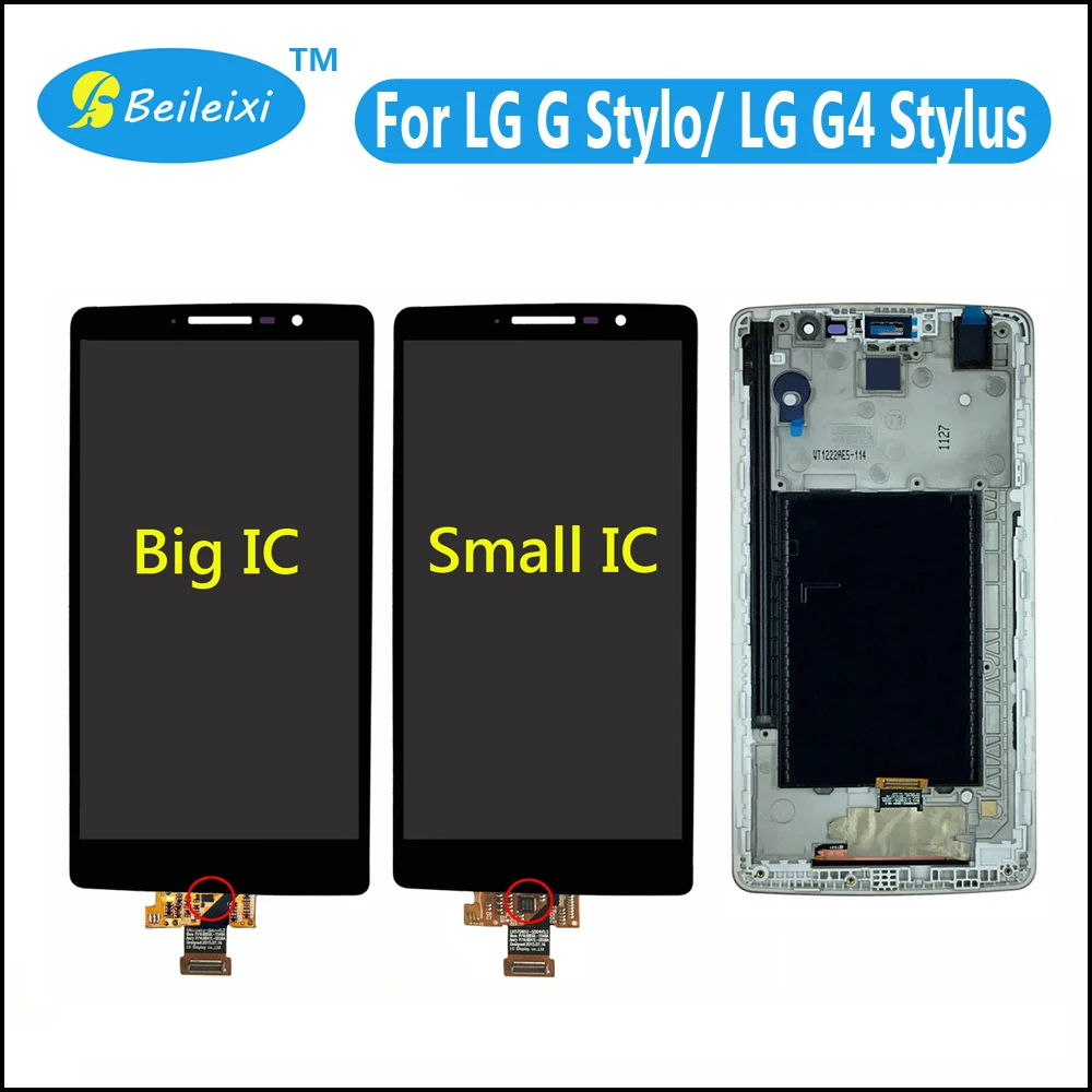 Стилус для LG G4 H635 H630 H540T H630D H635A H635C ЖК-дисплей Дисплей кодирующий преобразователь сенсорного экрана в сборе для мобильного телефона LG G Stylo LS770 MS631 H634