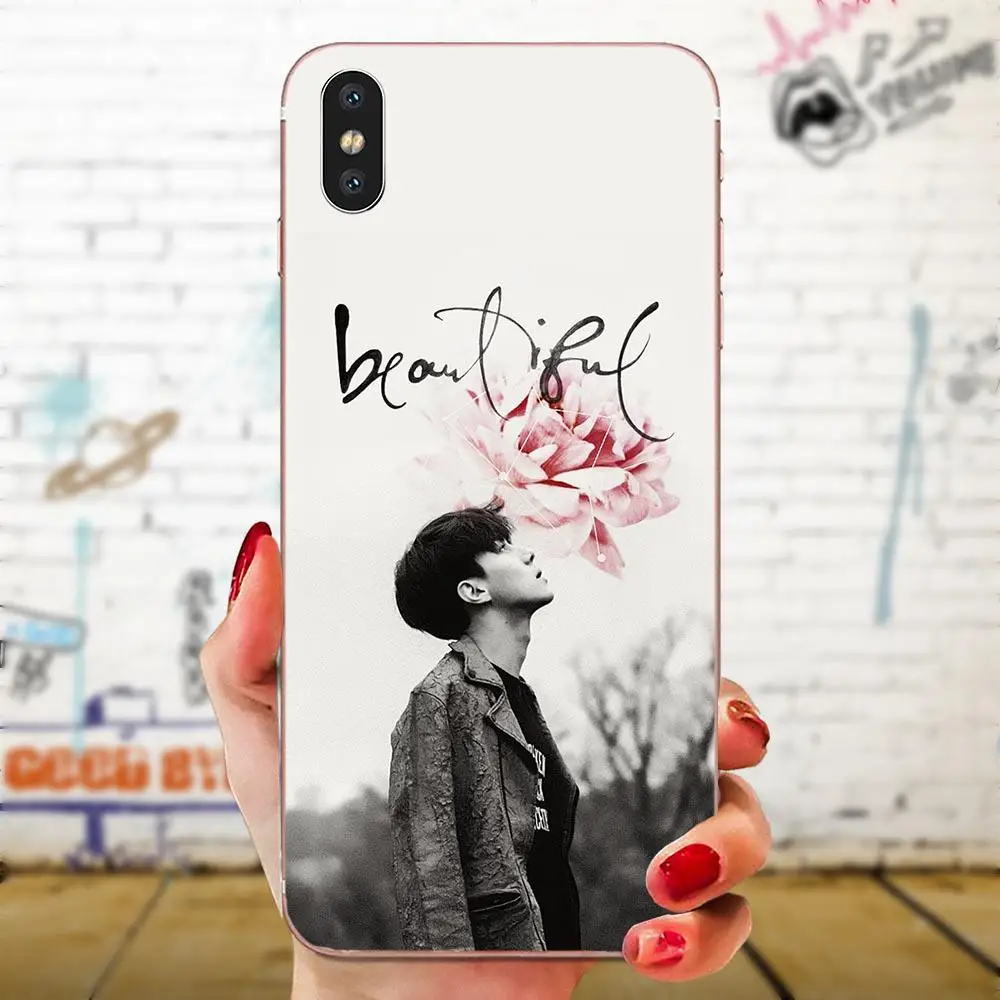 Мягкий чехол для телефона с принтом Exo Band Baekhyun Sehun htc Desire 530 626 628 630 816 820 830 один A9 M7 M8 M9
