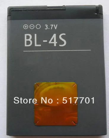 Аккумулятор ALLCCX BL-4S для Nokia 2608 2680S 3600S 3602S 6208C 7020 7100S 7610C 7610S 1006 X3-02