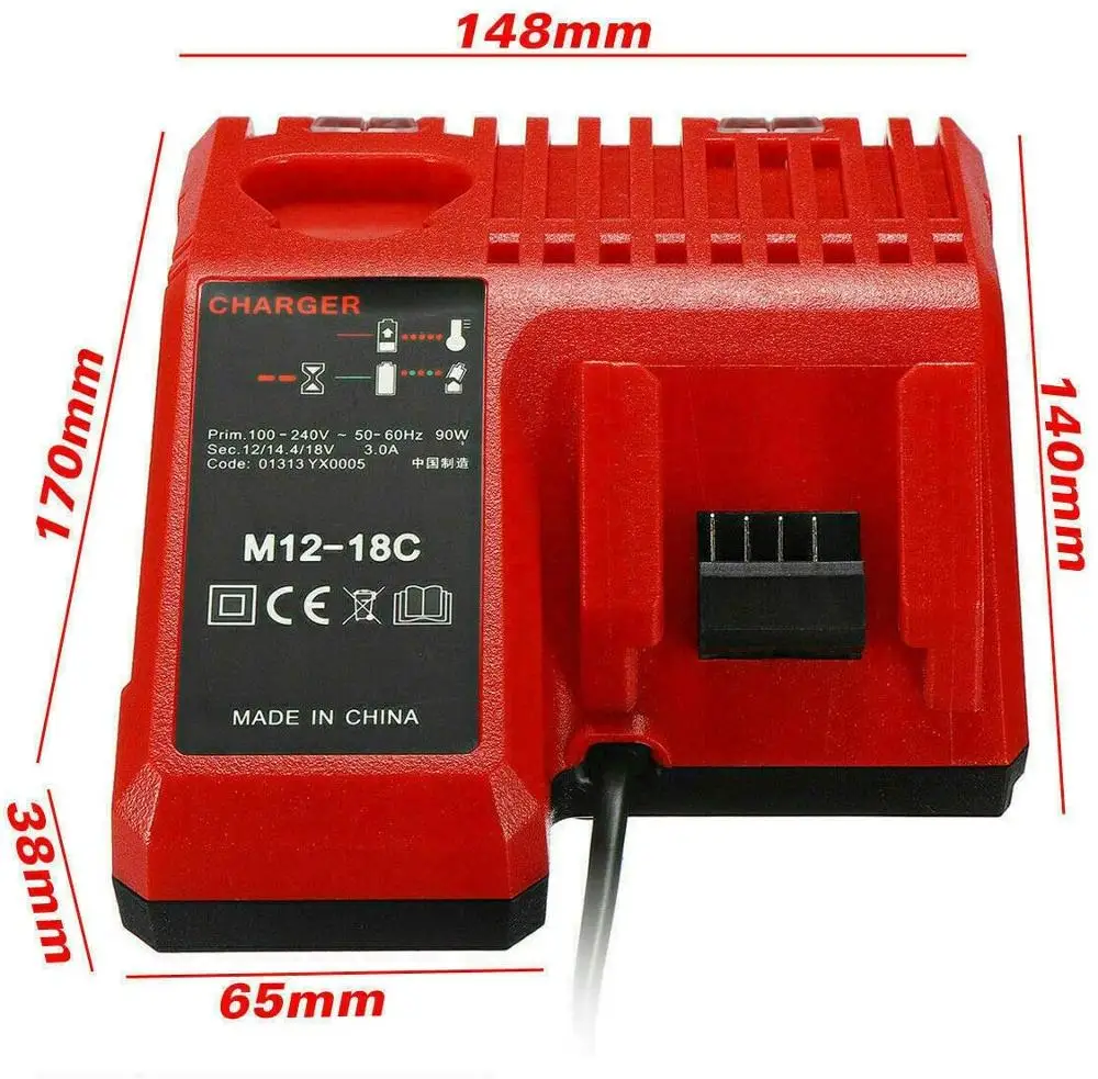 Сменная литиевая батарея M18 18 в 2601 Ач для электроинструмента Milwaukee ионные