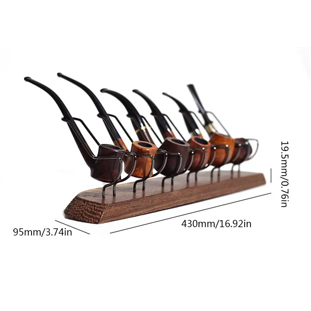 

Handmade Wooden Smoking Pipes Display Stand Wooden Smoking Pipes Holder Rack For Tobacco Pipe Accessories