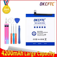 okcftc 4200mah battery for xiaomi 8 se mi8 se m8 se bm3d phone batteries high capacity