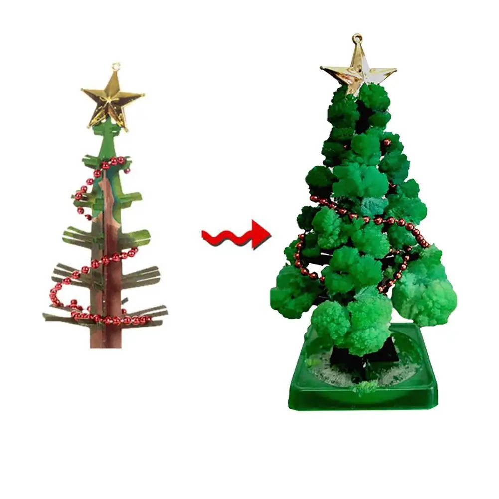 

Magical Crystal Growing Christmas Tree Novelty Kit Christmas Decoration Perfect Christmas Gifts For Kid Gifts