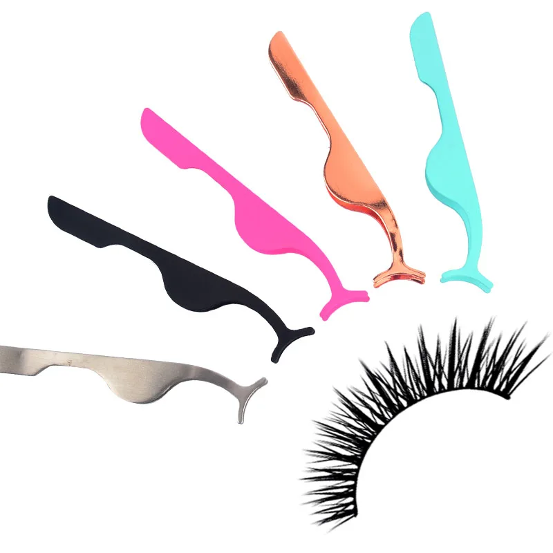 

1 шт. Pro Нержавеющая сталь щипцы для завивки ресниц расширение аппликатора зажим для удаления бровей щеточка для ресниц Пинцет щипцы инстру...