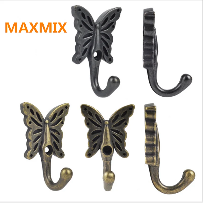 Винтажный настенный крючок цвета бронзы черного белого вешалка для пальто сумок