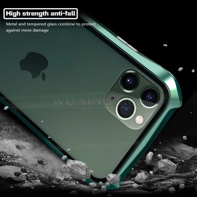 Для iPhone 11 Pro Max чехол Магнитный для 360 противоударный бронированный iPhone11 Чехол |