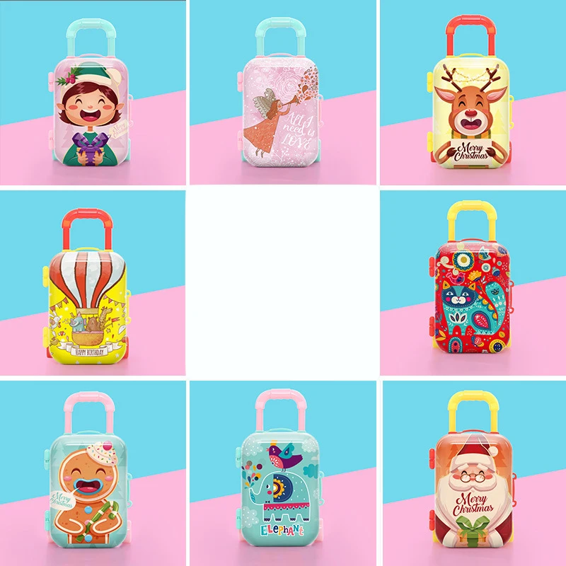 Новый детский мини чехол на колесиках может вместить конфеты и сменить