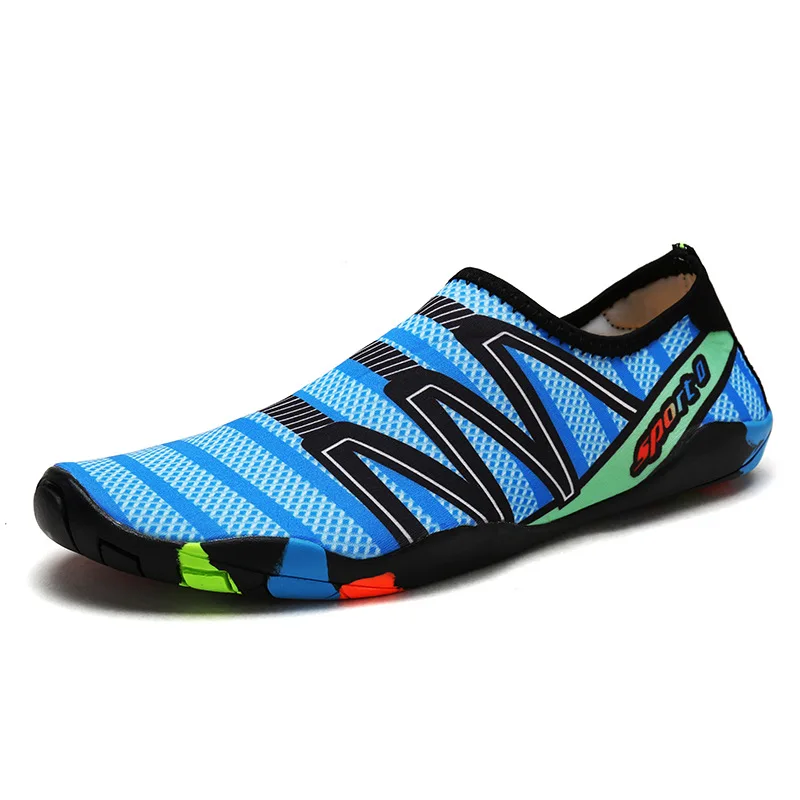 

Elastic Quick Dry Aqua Shoes Plus Size Nonslip Sneakers Women Men Water Shoes Breathable Footwear Light Surfing Beach Sneakers