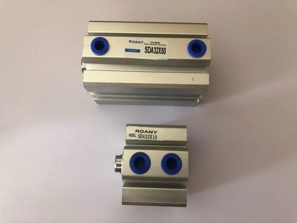 Пневматический Компактный воздушный цилиндр SDA32-15 Airtac серии SDA SDA32X15 с портом 1/8