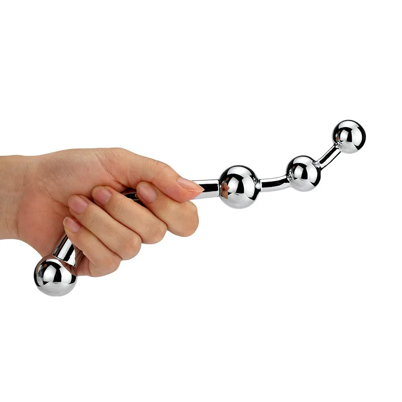 Metal Prostate Massage Anal Beads Magic Wand Plug Dildo G-spot stimulating P Spot Sex Toys Drop shipping | Красота и здоровье