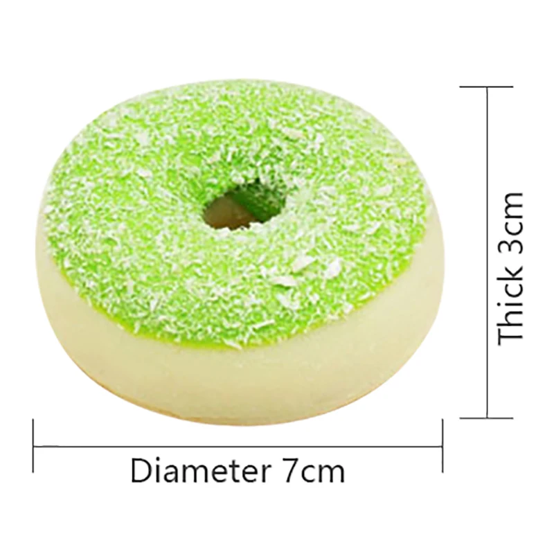 Новинка пончики сжимаемые игрушки для снятия стресса красочный пончик медленно