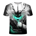 2021 Новый темно 3D League of футболка Mobile Legends Yasuo, Jarvan Характеристическая вязкость полимера с надписью 