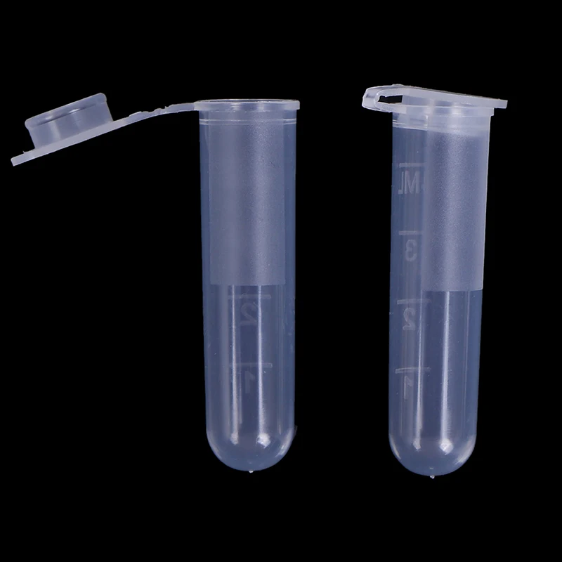 Пластиковая Лабораторная центрифуга пробирка с застежкой крышкой контейнер для