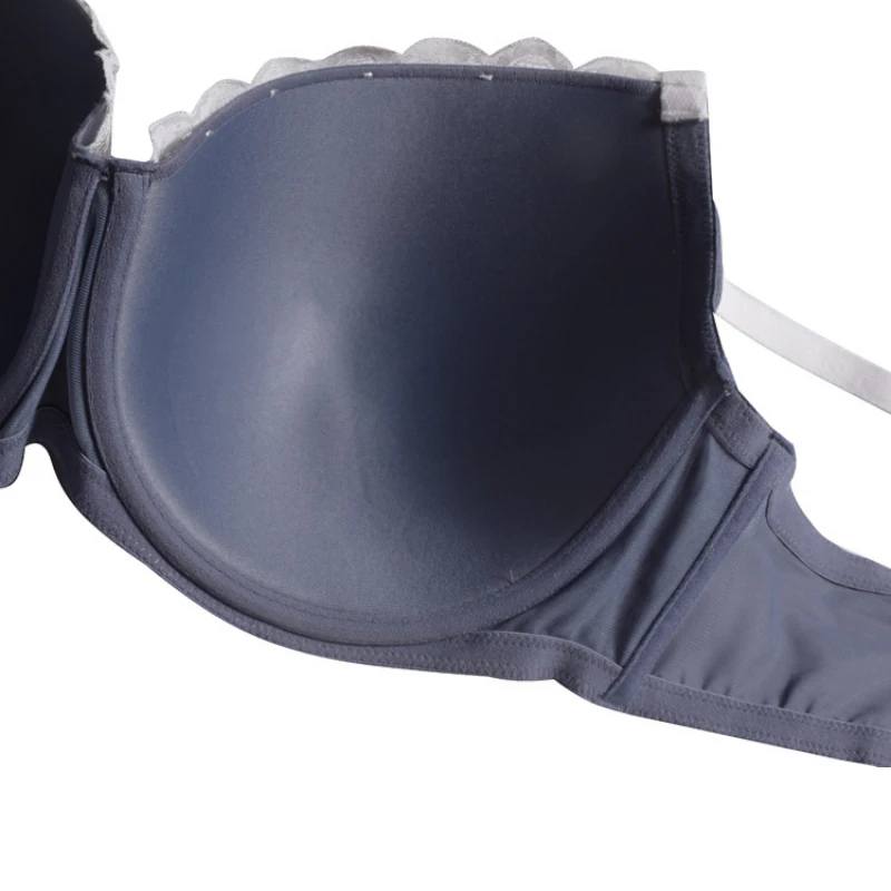 

New Bras Thin Full Cup Plus Size Breathable Soft Comfortable Sexy Seamless Lace Underwire Push Up Bras for Women Underwear