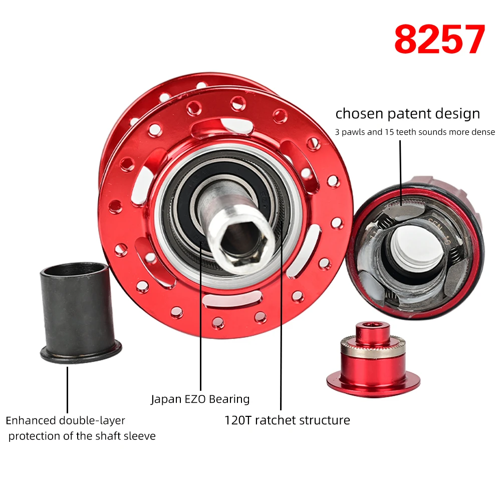 Велосипедная Втулка с 4 герметичными подшипниками 120 дюйма втулки для горного