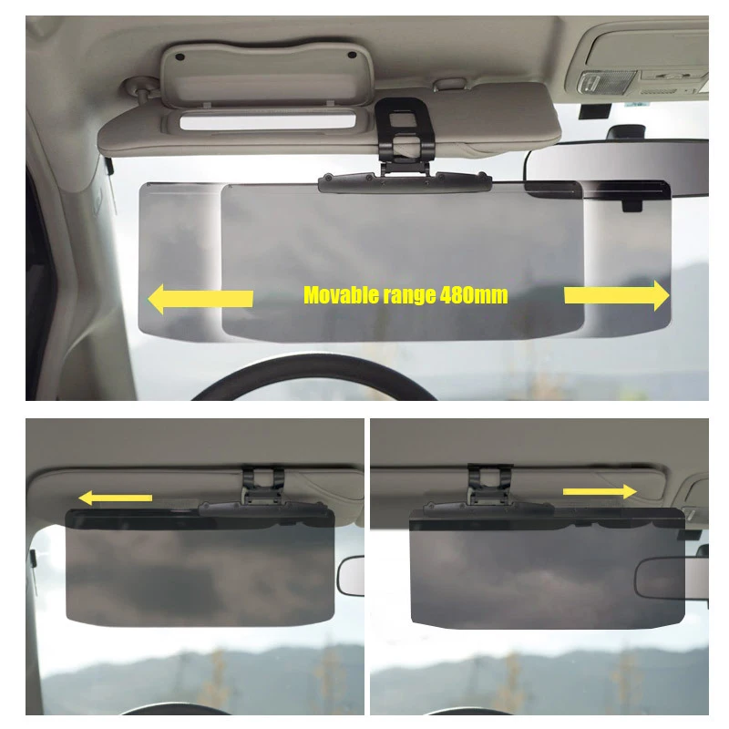 Car Sun Visor Driving Anti-Dazzling Ultraviolet Front Block Protection Heat Insulation Glass Sunglasses Goggle | Автомобили и