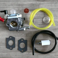 8pcs gasket carburetor kit fuel line fuel filter primer bulb check valve lawn mower parts for wt997wt668 wt664 new