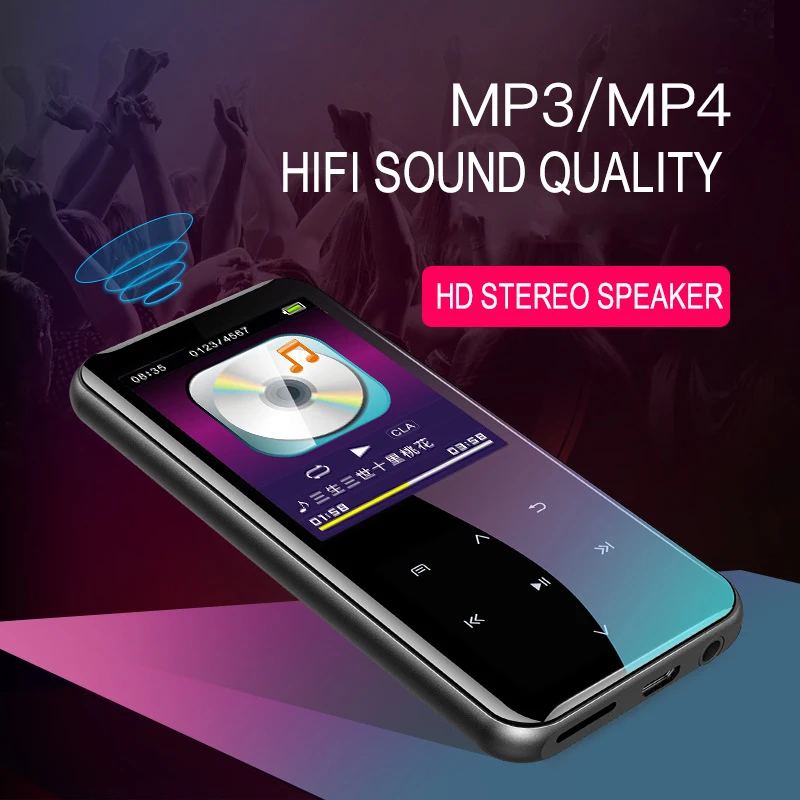 Портативный MP4-плеер с поддержкой Bluetooth 5 0 дюймов Mp3 электронная книга MP4