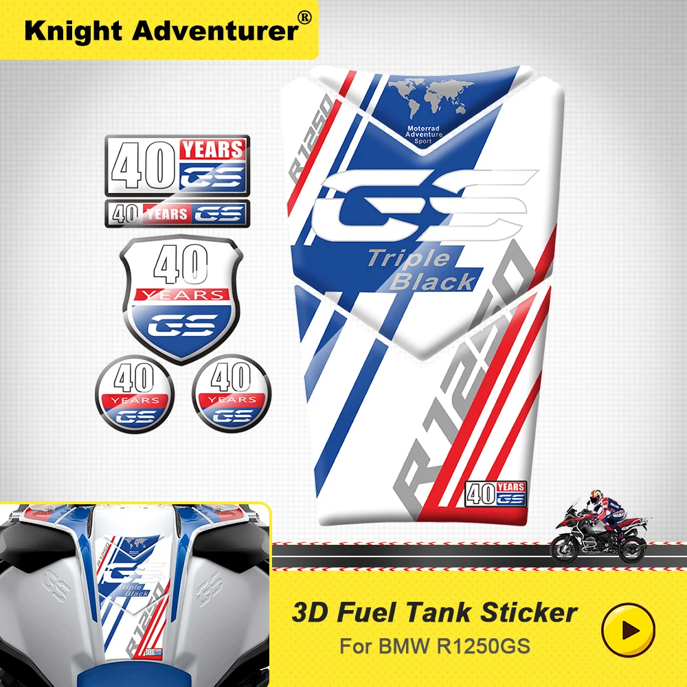 

Тройной черный газовый баллон для Мотоцикла BMW R1250GS Приключения 40 лет GS 2019 2020 2021