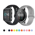 Мягкий силиконовый ремешок для часов, для Haylou LS02, цветной ремешок