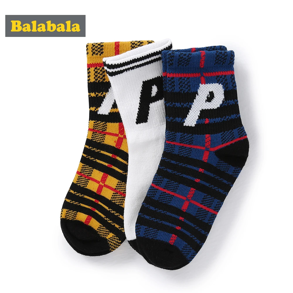Balabala/детские носки осенние тонкие хлопковые для маленьких мальчиков без пятки