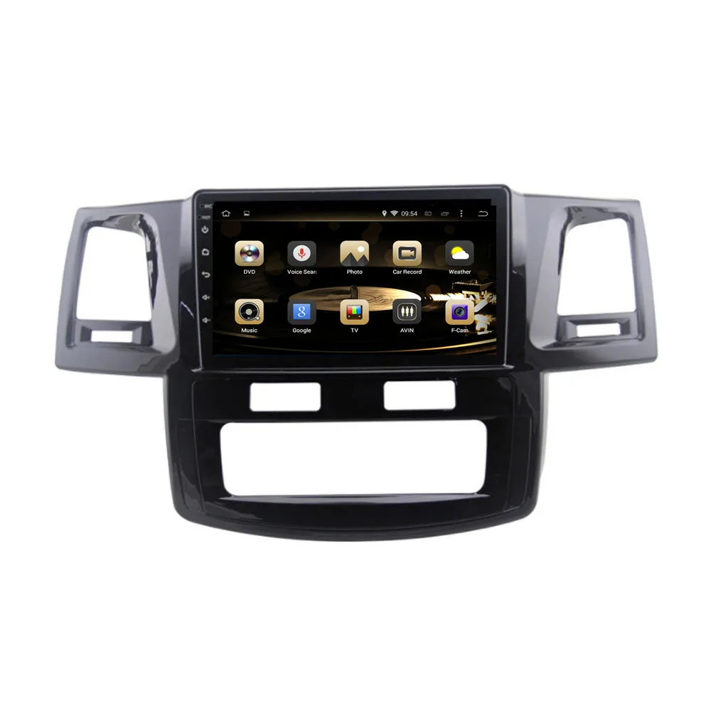 Android 9 0 Octa Core PX6/PX5 Fit TOYOTA Fortuner/HILUX Revo/Vigo 2007-2014 Сделано в США Автомобильный dvd-плеер
