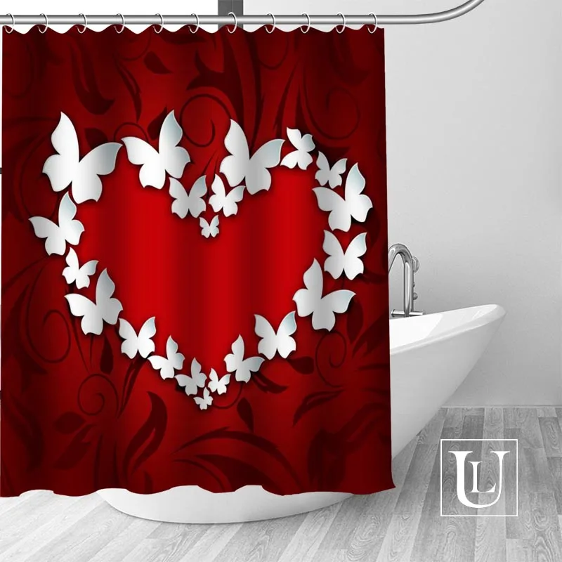 Большая распродажа новая романтичная Современная душевая занавеска на заказ с