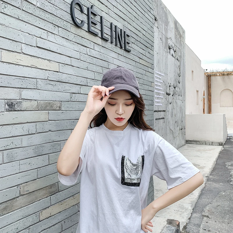 2020 New Washed Old Bare-Body Baseball Cap Outdoor Sun Hat Peaked Cap Empty Top