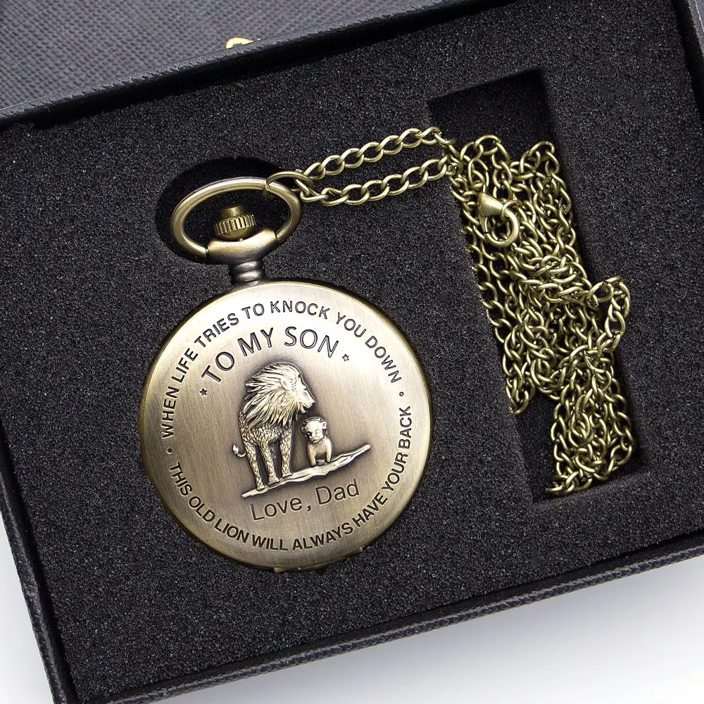 Мужские наручные часы с изображением Львов моему сыну мужские ожерельем подарки