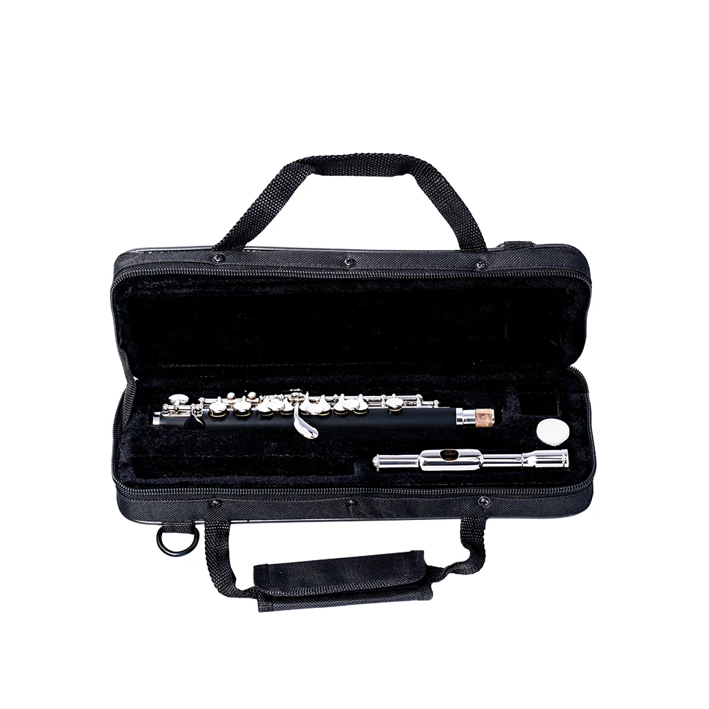 NAOMI Professional Nickel Plated Piccolo Excellent Ebonite Rubber Wood Key of C Set | Спорт и развлечения
