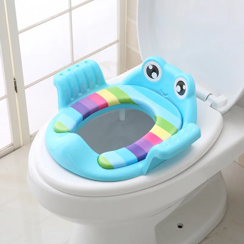 

Kids Cartoon Potty Toilet Seat Pad Baby Soft Toilet Training Seat Cushion Child Seat With Handles Baby Toilet Seats Pedestal Pan