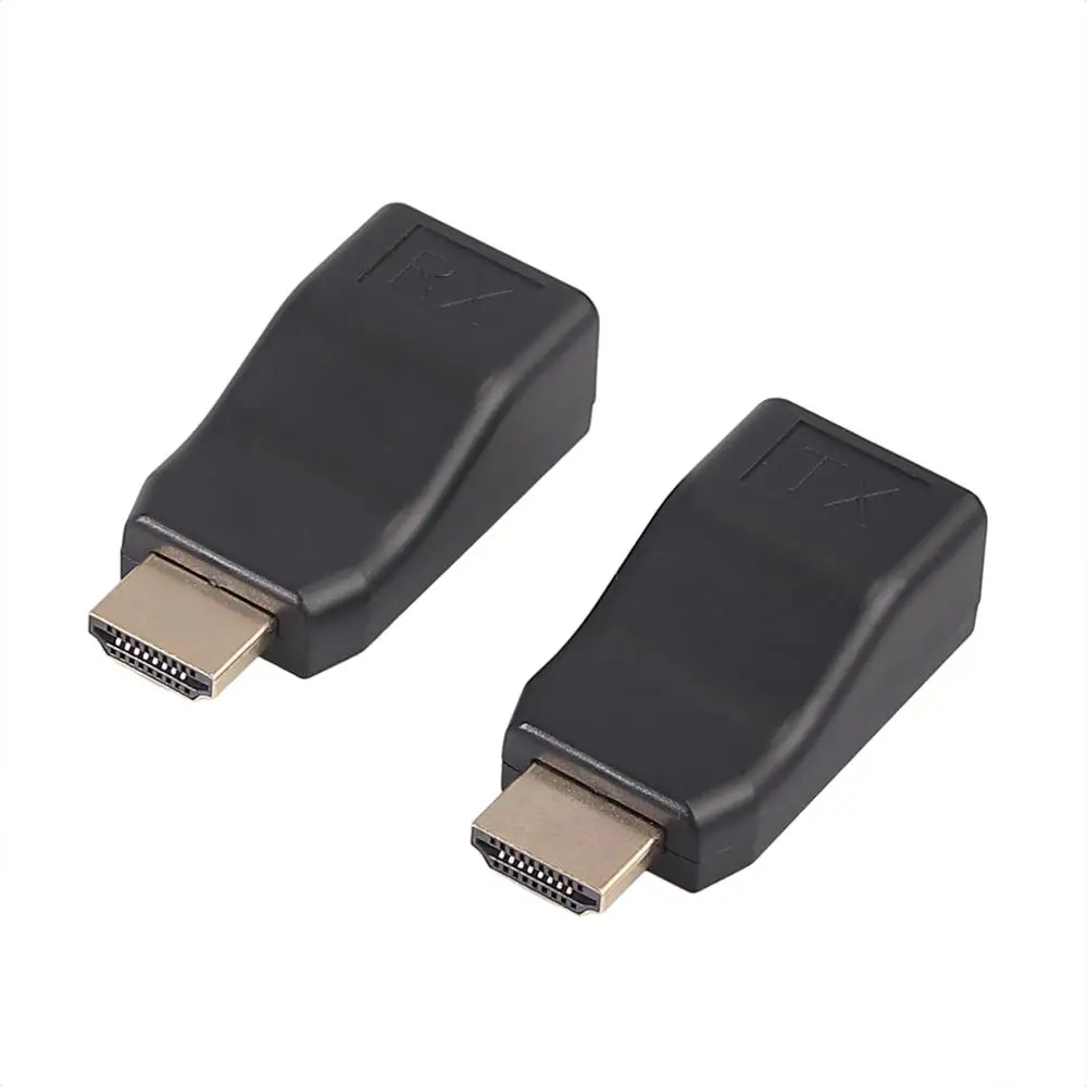 ESYNiC 2 шт. HDMI сигнала удлинитель для RJ45 по Cat 5e/6 сетевой Ethernet адаптер 1080P 4K TX & RX |